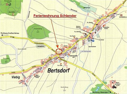 Karte Bertsdorf